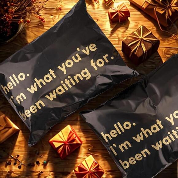 Polymailers 14.5x19" (10) - "hello. I'm what you've been waiting for." - Picture 3 of 3